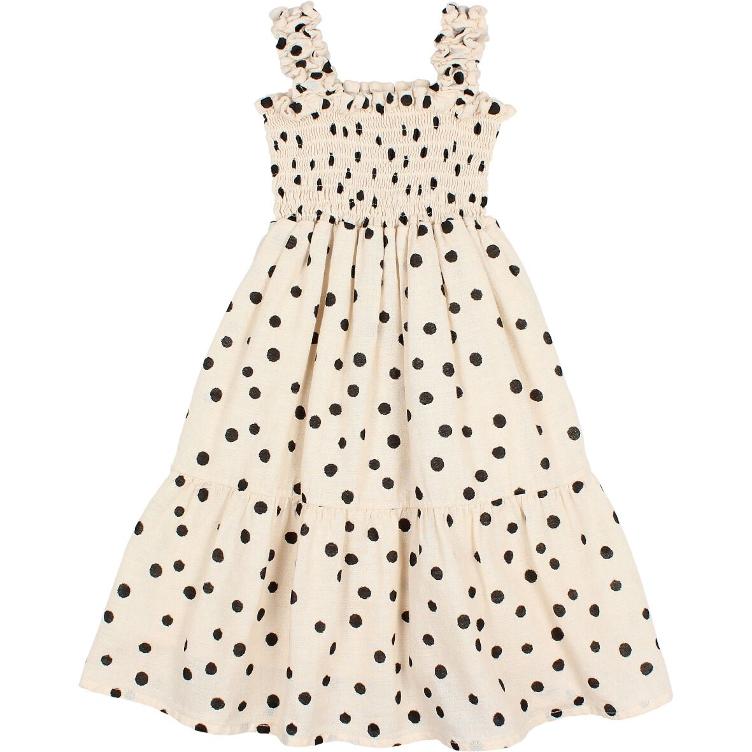 Dots Dress sand