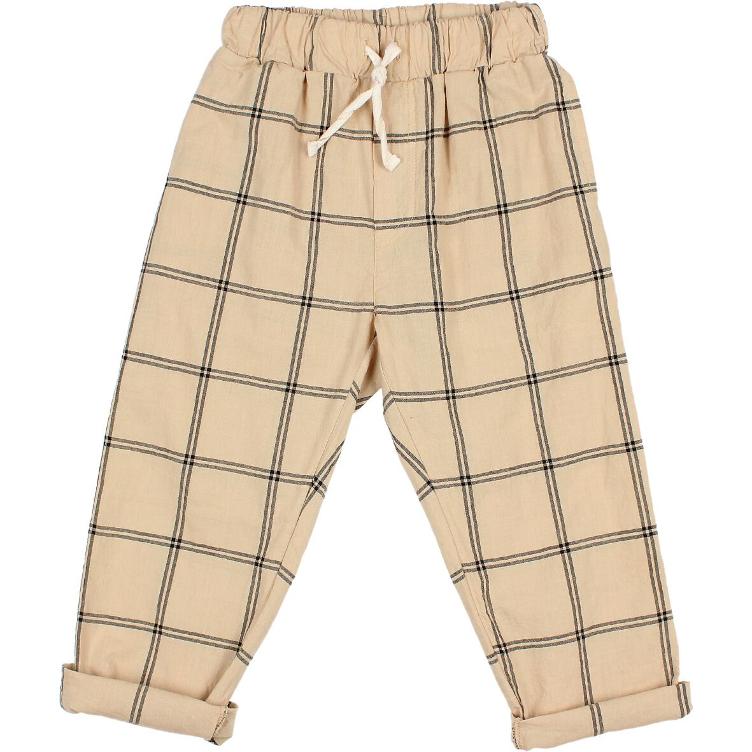 Cotton Check Pants