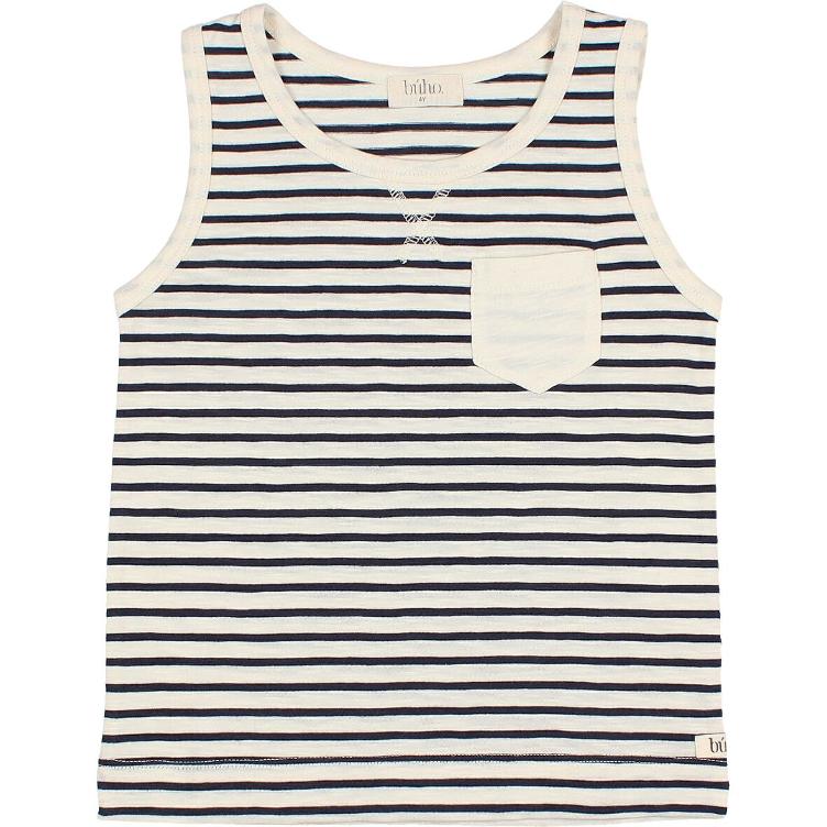 Stripes Tank Top navy