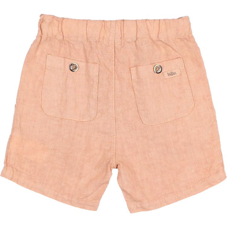 Linen Short Pants antic rose - 0