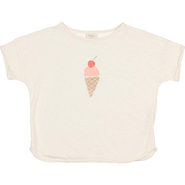 Ice Cream T shirt talc