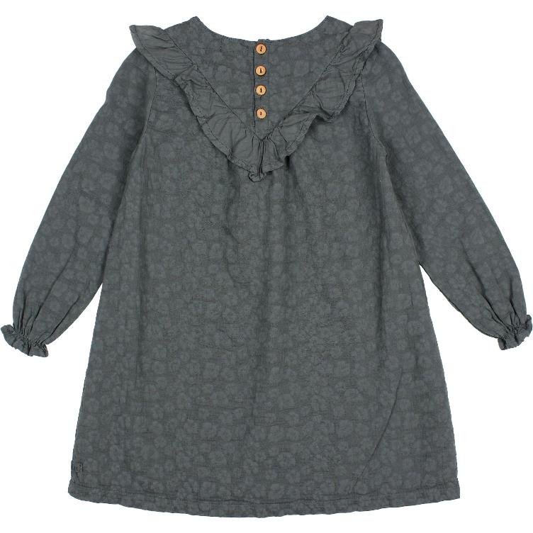 Floral Jacquard Dress antracite - 0