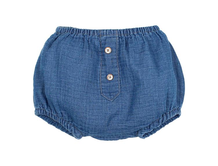 baby denim bloomer indigo