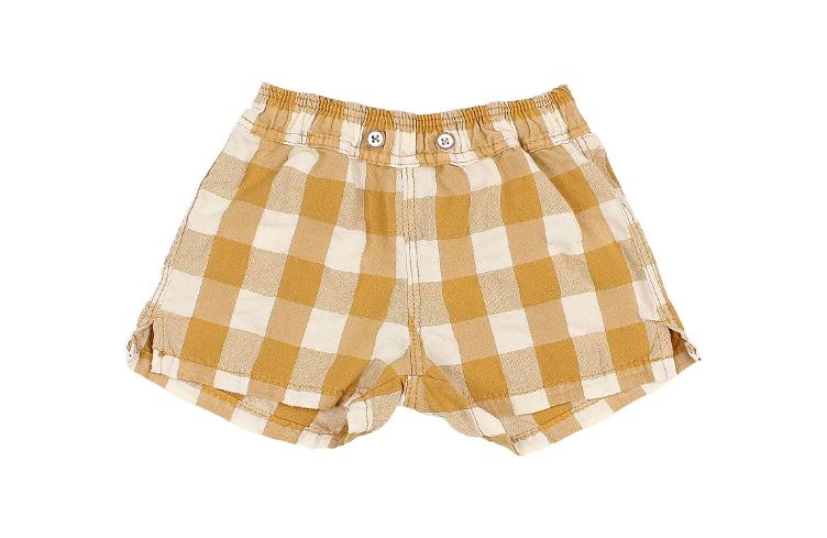 short gingham baby sun