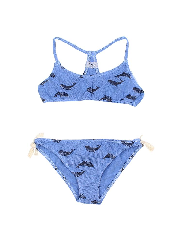 Joe & Lel Whale Bikini blue surf