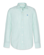 alan stripe shirt green