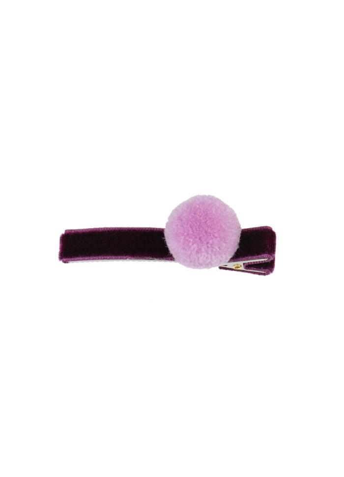 Aligator clip velvet bordeau