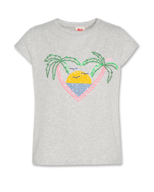 amy t shirt island heather grey
