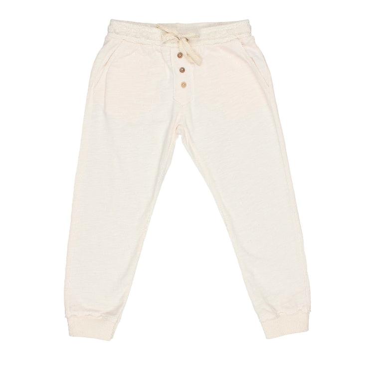 Andrea cotton flamé pant talc