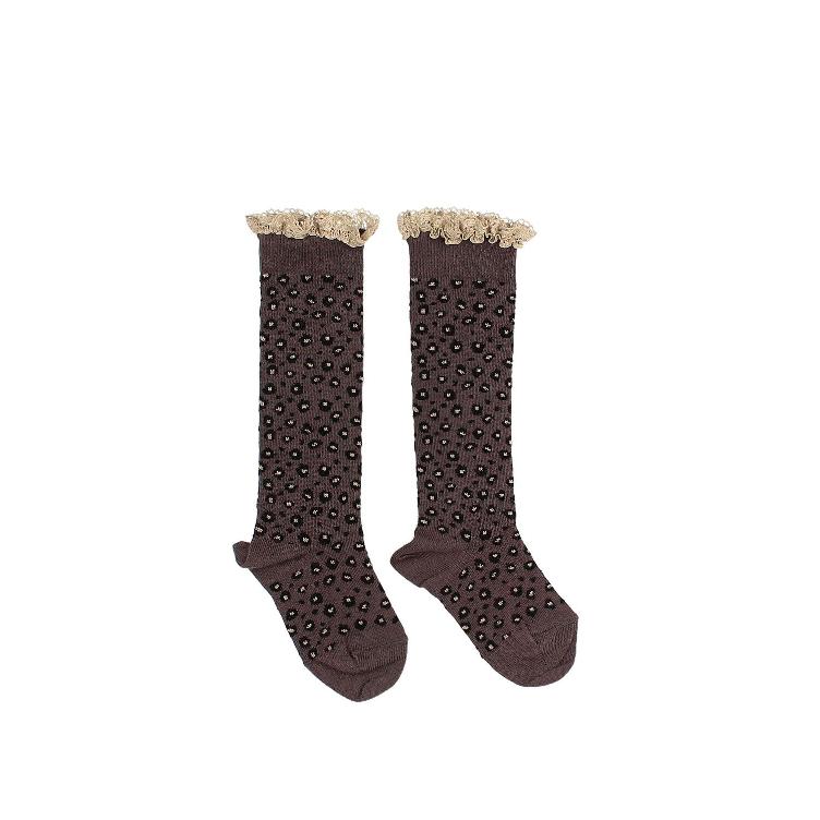 Animal knit girl socks