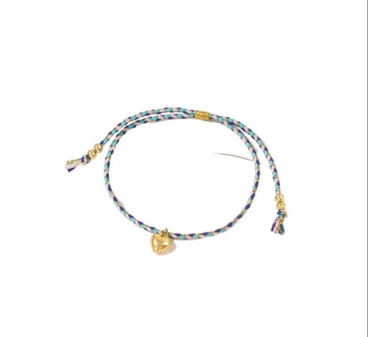 Armbändeli coeur blau