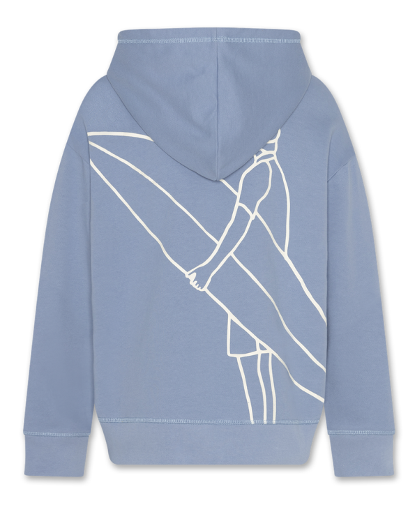 arthur hoodie surfboard light blue - 0