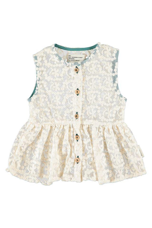 lace blouse ecru