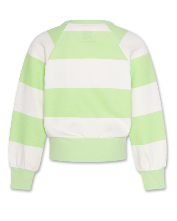 aya sweater big stripes roberto light green - 0