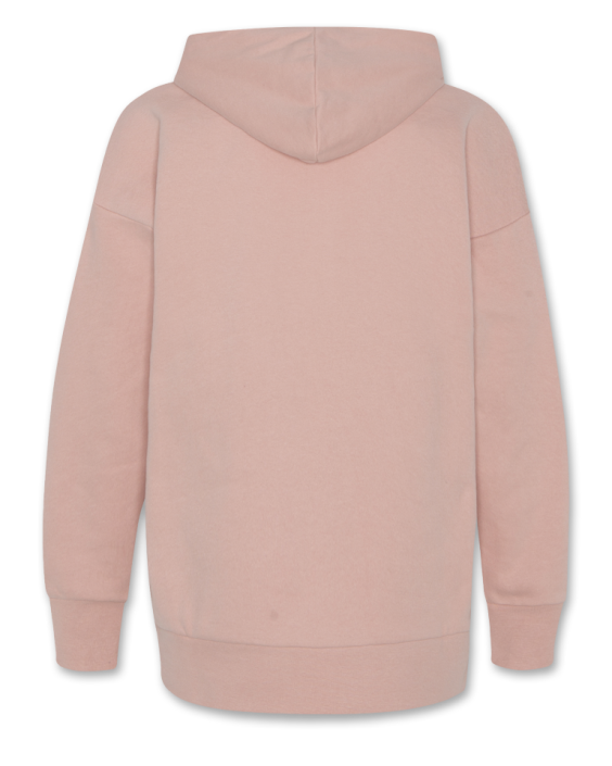 baba hoodie sweater logo dusty pink - 0