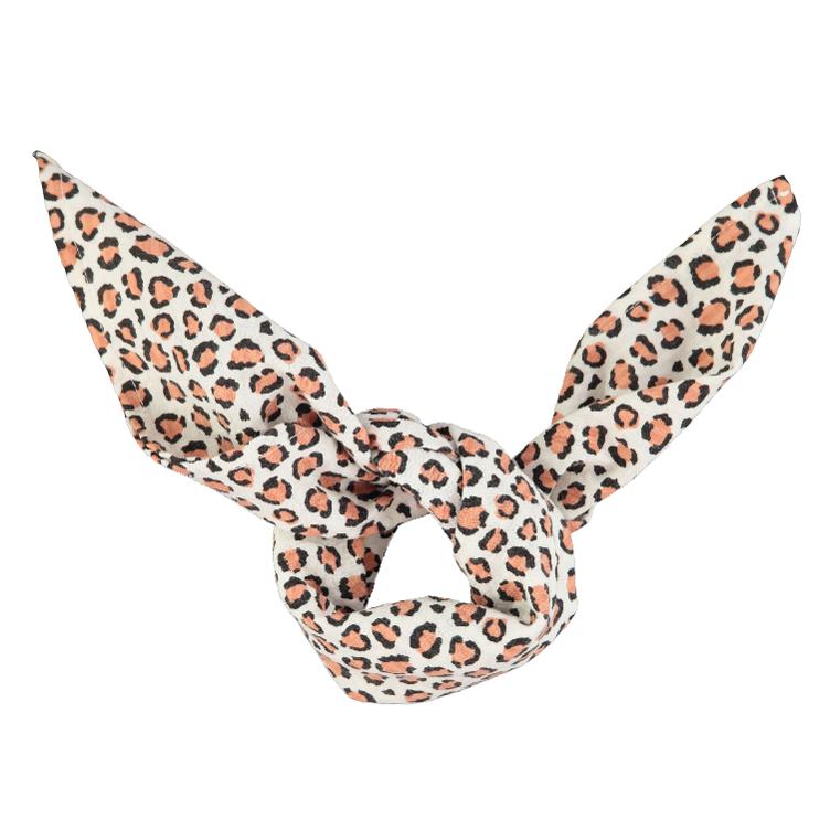 bandana ecru animal print
