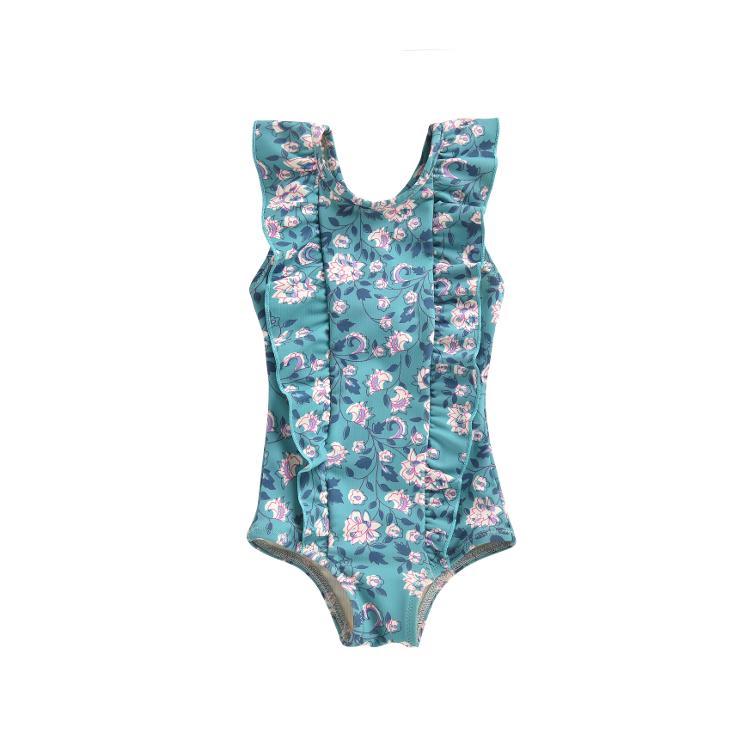 Bathing Suit Mosillos Emerald Flowers