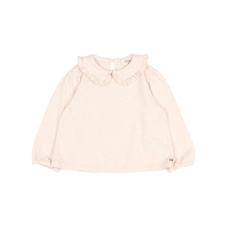 BB Collar T shirt cream pink