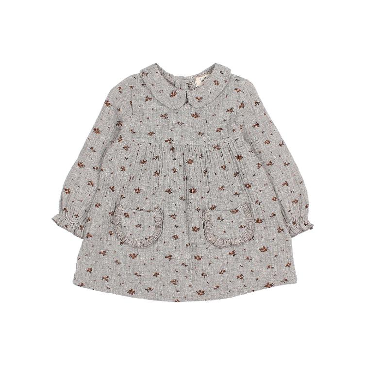 BB Romance Combi Dress light grey