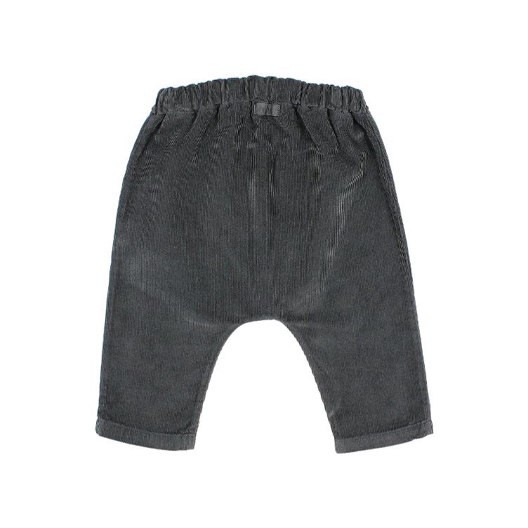 BB Soft Velour pants antracite - 0