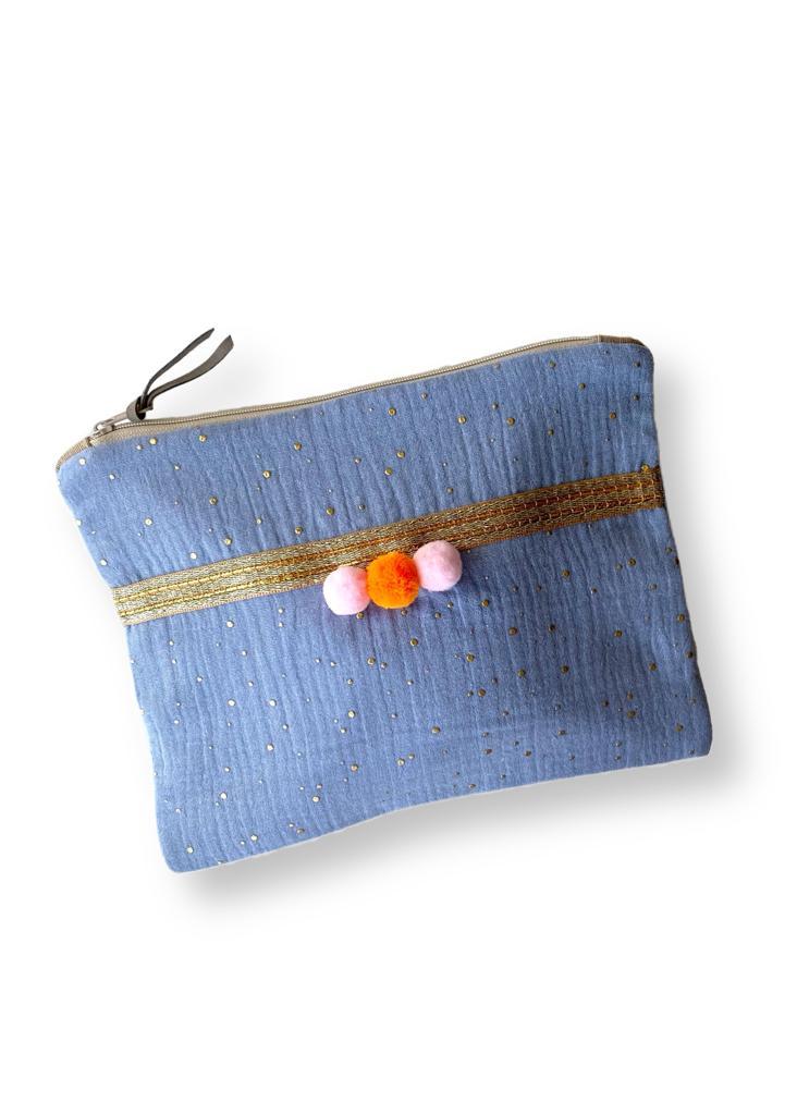 Beautybag glitter sky