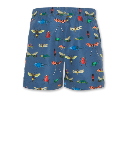 Big insect swimshort blue - 0