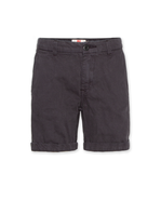 bill relaxed color short washed black organic twill