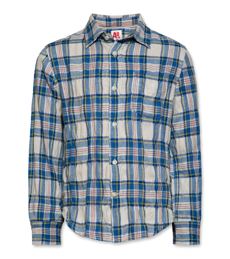 Billy button down shirt blue