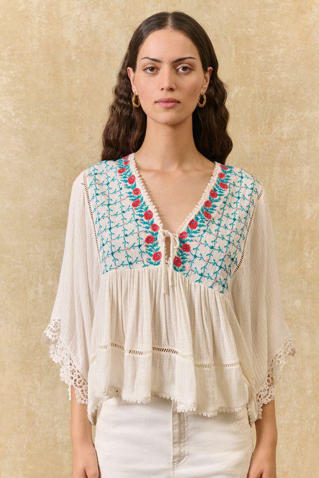 Blouse Emila Cream - 0