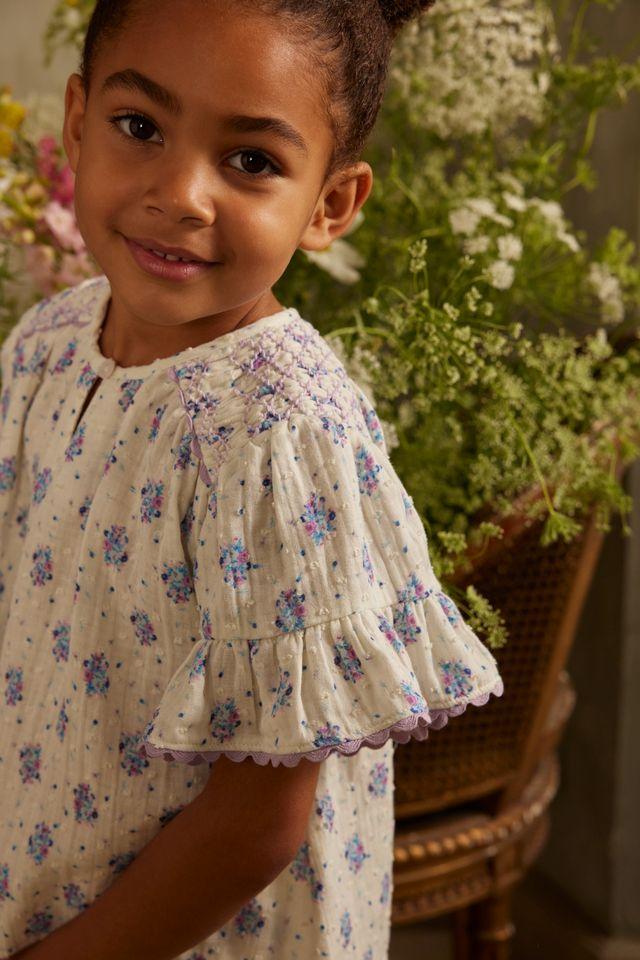 Blouse Feliza cream flower dunes - 0