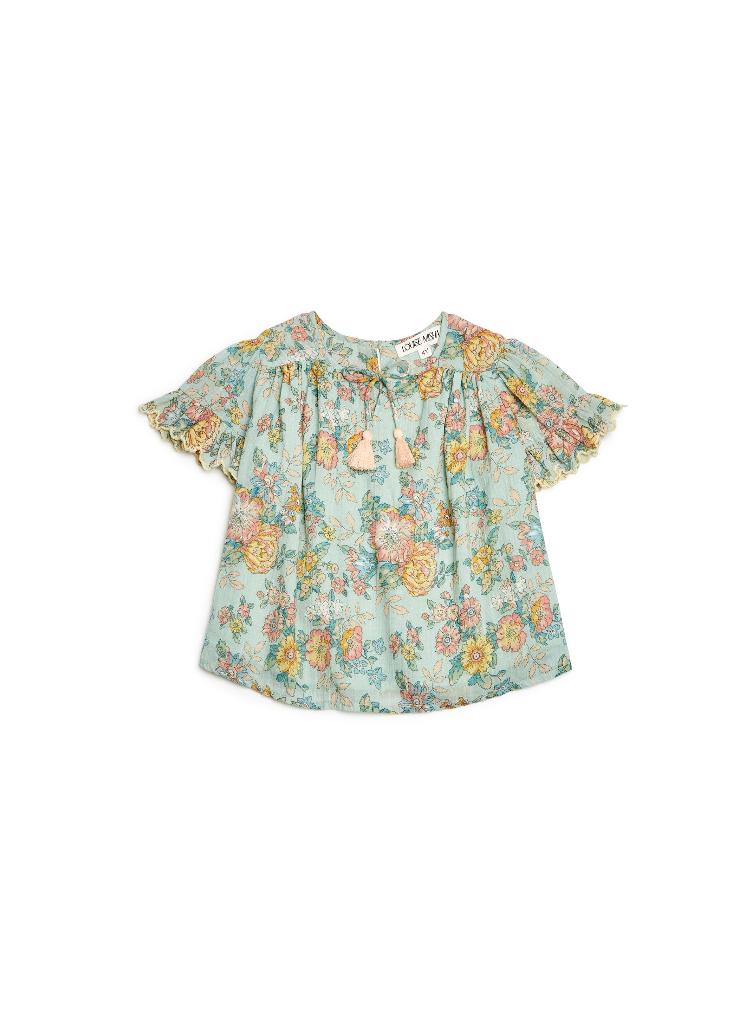 Blouse Feliza water jodhpur flower