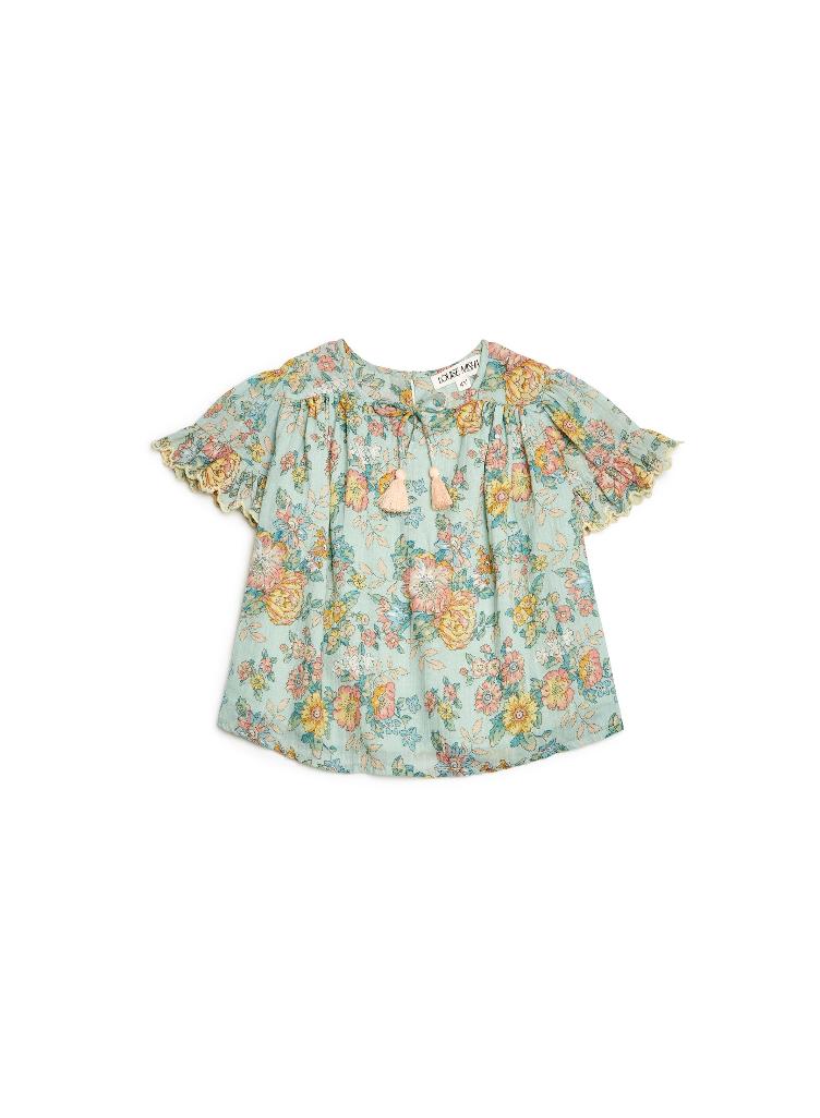 Blouse Feliza water jodhpur flower