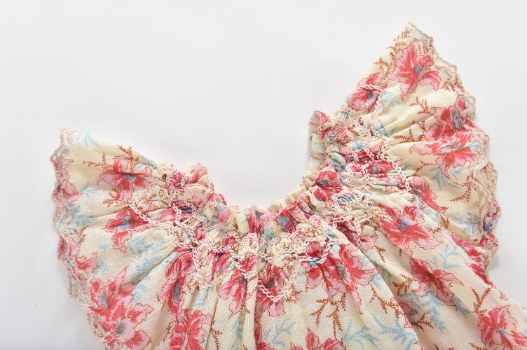 Blouse flore raspberry flowers