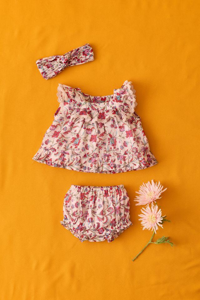 Blouse Inessa cream floral haven - 0