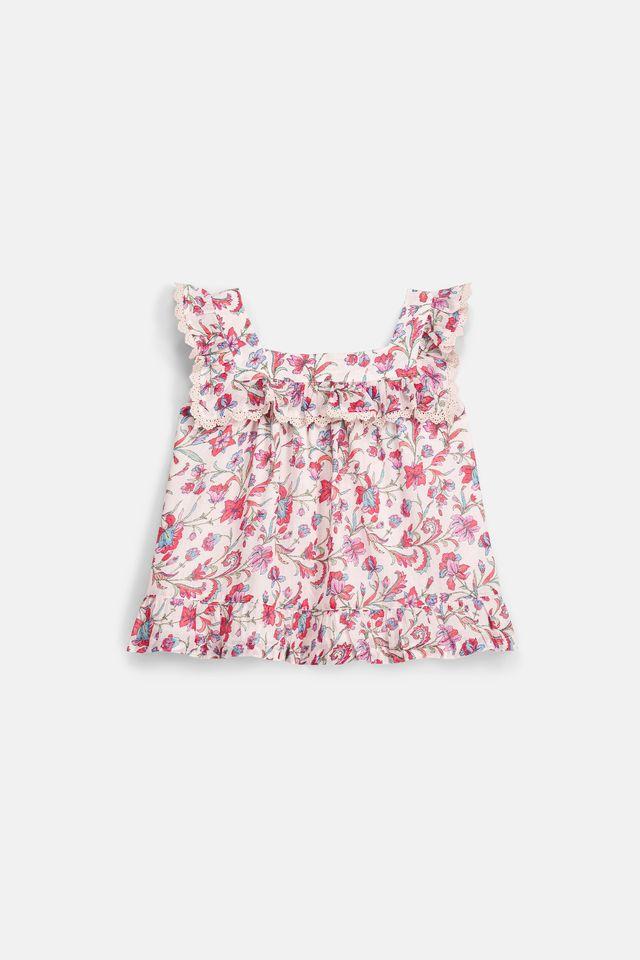 Blouse Inessa cream floral heaven