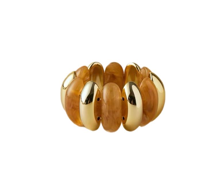 Bracelet amber breit