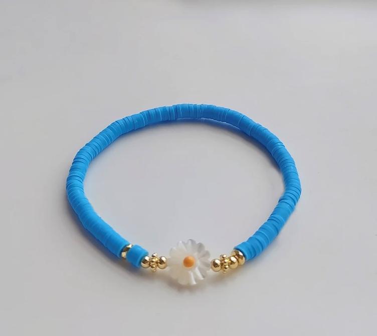 Bracelet Blume blau