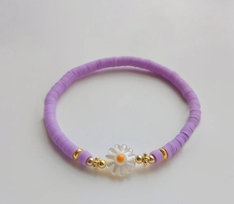 Bracelet Blume lila