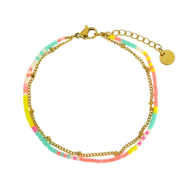 Bracelet pink mix