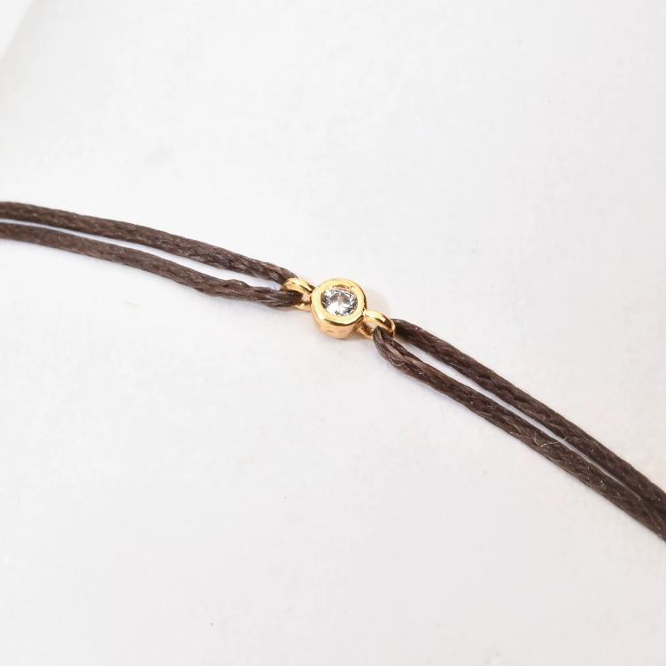 Bracelet Steinli dunkelbraun