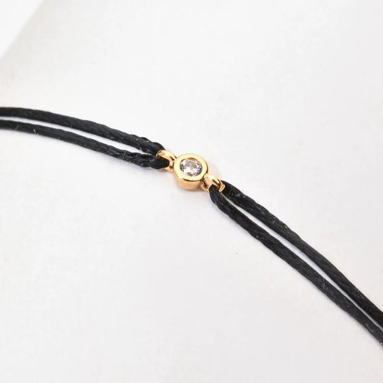 Bracelet Steinli schwarz