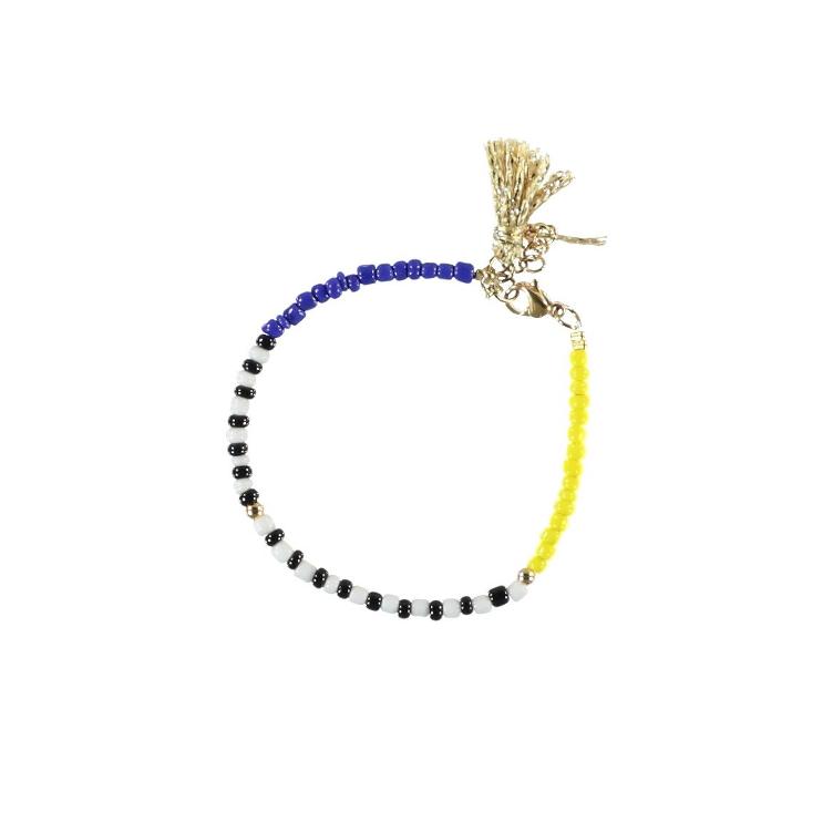 bracelets multicolor yellow