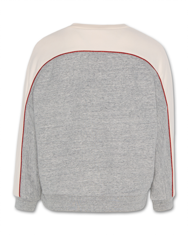 c neck oversized sweater soft oxford - 0