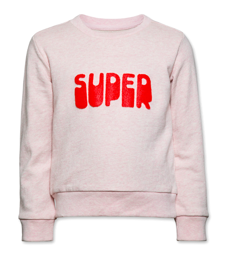 c-neck sweater super heather pink