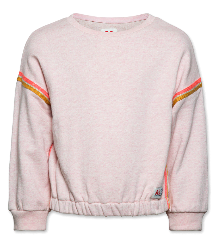 c-neck wide sweater lulu heather pink