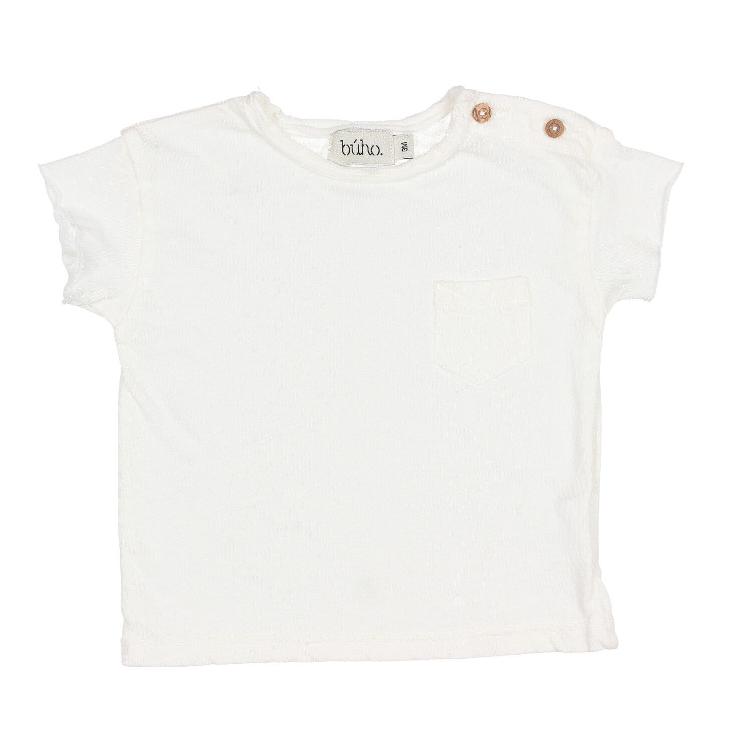 Cedric Linen T shirt white