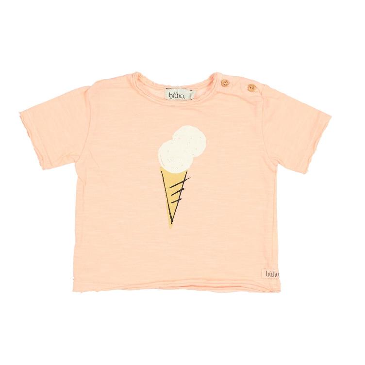 Cesar Ice cream T shirt blush pink