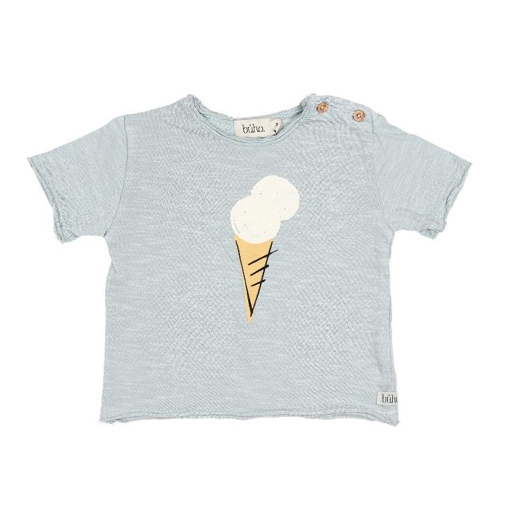 Cesar Ice cream T shirt misty blue