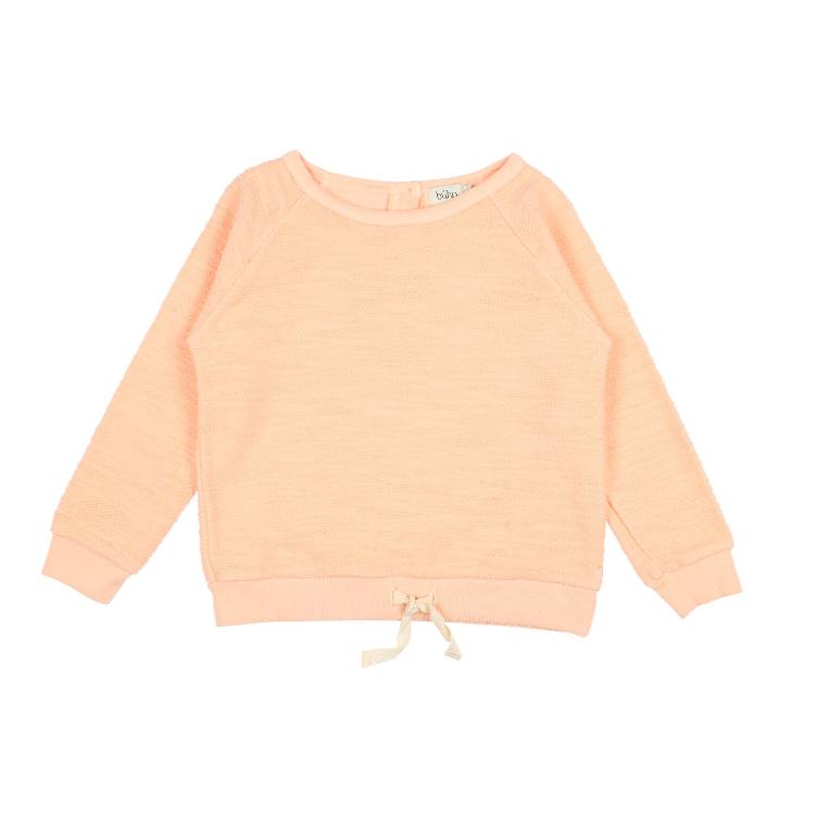 Charlie fleece sweater blush pink