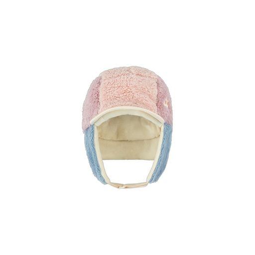 Color block sherpa Kappe grey/soft pink - 0